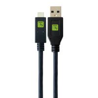 Techly USB3.1 Kabel Stecker Typ-A - Stecker USB Typ-C Schwar (ICOC-MUSB31-CMAM20T)