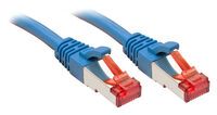 LINDY Cat.6 S/FTP Kabel, blau, 1,5m Patchkabel (47718)