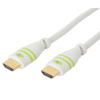 Techly HDMI High Speed mit Ethernet Kabel A/A/M/M 1m weiß (ICOC-HDMI-4-010WH)