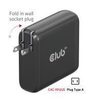 Club 3D Club3D Ladegerät   2xUSB Typ C, 2xUSB Typ A, PD 100W, GaN retail (CAC-1912EU)