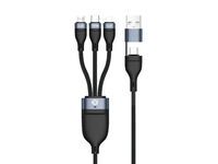 Conceptronic ETTA06B15 3-in-1 USB PD 100W 1.5M Kabel und Adapter -Kommunikation-