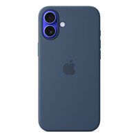 Apple iPhone 16 Plus Silikon Case mit MagSafe, denim