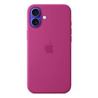 Apple iPhone 16 Plus Silikon Case mit MagSafe, fuchsia