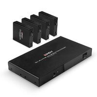 LINDY 70m 4 Port Cat.6 HDMI 4K60 Splitter Extender (38262)