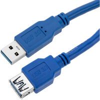 Techly USB3.0 Verlängerungskabel Stecker/Buchse TypA 0.5m bl (ICOC-U3-AA-005-EX)