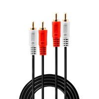 LINDY Audiokabel Stereo 2xRCA/2xRCA M/M 10m (35664)