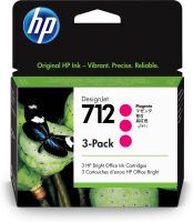 HP Inc. HP 712   3x Magenta             Tintenpatrone (3ED78A)