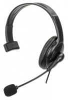 MANHATTAN Mono USB-Headset links / rechts tragbar 2m Kabel (180849)