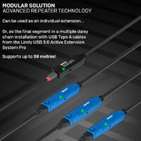 LINDY USB 3.0 Aktivverlängerung Typ A an C 10m (43376)