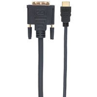 Techly ICOC-HDMI-D-018 - 1.8 m - DVI-D - Male - Male - Straight - Straight