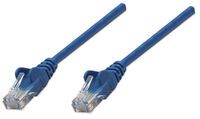 Intellinet 342568-10P - 0.5 m - Cat6 - U/UTP (UTP) - RJ-45 - RJ-45 - Blue