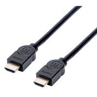 Manhattan HDMI Cable - 4K@30Hz (High Speed) - 1.5m - Male to Male - Black - Equivalent to Startech HDMM150CM - Ultra HD 4k x 2k - Fully Shielded - Gold Plated Contacts - Lifetime Warranty - Polybag - 1.5 m - HDMI Type A (Standard) - HDMI Type A (Standard)