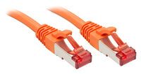LINDY Cat.6 S/FTP Kabel, orange, 7,5m Patchkabel (47812)