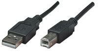 MANHATTAN USB 2.0 Anschlußkabel 0,5m A-Stecker/B-Stecker (374507)