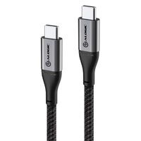Alogic USB 2.0 Datenkabel Typ C -C M/M 5A 480 Mbps 0,3m,  gr (ULCC2030-SGR)