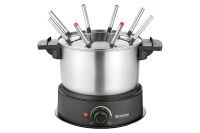 SEVERIN FO 2470 - 8 person(s) - 1.4 L - Black - Stainless steel - 1 m - Plastic - Stainless steel - Stainless steel