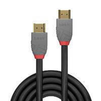 Lindy HDMI Kabel Ultra High Speed 2m Anthra Line - Cable - Digital/Display/Video