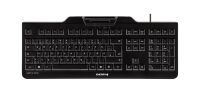 Cherry KC 1000 SC - Keyboard - QWERTZ - Black