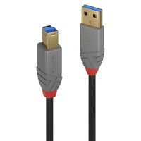 LINDY USB 3.0 Kabel Typ A/B Anthra Line M/M 0.5m (36740)