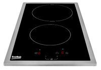 BEKO HDMC 32400 TX - Stainless steel - Built-in - Ceramic - Glass-ceramic - 2 zone(s) - 2 zone(s)