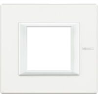 Bticino RAHMEN 2MOD WHITE ALUMINIUM (HA4802HD)