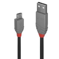 LINDY USB 2.0 Kabel Typ A/Micro-B Anthra Line M/M 5m (36735)