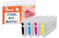 Peach Patrone Epson No.755XL MultiPack bk,c,m,y remanufactured (PI200-724)