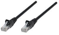 Intellinet Network Patch Cable - Cat6 - 1.5m - Black - Copper - S/FTP - LSOH / LSZH - PVC - RJ45 - Gold Plated Contacts - Snagless - Booted - Polybag - 1.5 m - Cat6 - S/FTP (S-STP) - RJ-45 - RJ-45 - Black