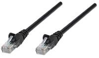 INTELLINET Netzwerkkabel Cat6 U/UTP CCA Cat6-kompatibel RJ45-Stecker/RJ45-Stecker 5,0 m schwarz (343