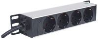 INTELLINET Steckdosenleiste 4fach 1.8m Anschlussk. schw. (714020)