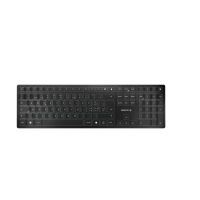 CHERRY TAS KW 9100 SLIM Wireless CH-Layout schwarz/silber (JK-9100CH-2)