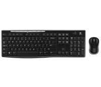 Logitech MK270 - Standard - Wireless - RF Wireless - QWERTZ - Black - Mouse included