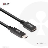 Club 3D Kabel USB 3.2 Typ C 1m Verlängerung 5Gbps St/Bu retail - Cable - Digital