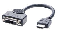 Lindy 41227 - 0.2 m - DVI-D - HDMI - Male - Male - Black