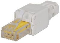 INTELLINET RJ45-Modularstecker kein Crimpwerkzeug benoetigt Werkzeugloser Stecker Geeignet fuer unge