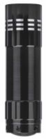Manhattan LED Torch/Flashlight 3-pack (promo) - Bright 45 Lumen Output (9 LEDs) - Aluminium - Compact (85x25x25mm) - Long Lasting Performance - Each torch uses 3x AAA batteries (3 included - enough for one torch) - Carry Loop - Black - Three Years Warrant
