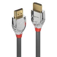 Lindy 37870 - 0.5 m - HDMI Type A (Standard) - HDMI Type A (Standard) - 18 Gbit/s - Black,Silver