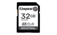 KINGSTON 32GB SDHC Industrial -40C to 85C C10 UHS-I U3 V30 A1 pSLC (SDIT/32GB)