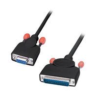 LINDY Serielles Druckerkabel 9 pol. Kupplung/25 pol. Stecker 2m (30293)