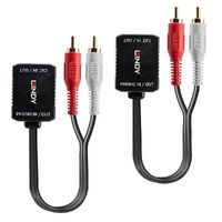 LINDY Stereo Audio Extender Cat.5/6 500m 2x RCA (70460)