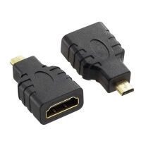 Techly HDMI Adapter F auf HDMI Micro D Stecker (IADAP-HDMI-MD)