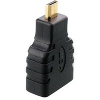 Techly IADAP-HDMI-MD - Micro HDMI D - HDMI - Black
