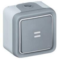 Legrand Taster 1p. gr Schließer AP 10A 250V IP55 69722