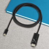 Techly Adapter Kabel USB-C M auf HDMI 2.0 4K schwarz 5m