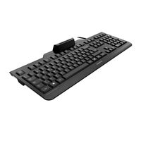 Cherry SECURE BOARD 1.0 - Full-size (100%) - USB - Mechanical - QWERTZ - Black