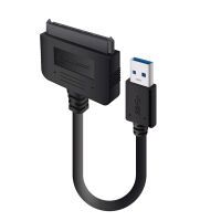 Alogic USB 3.0 USB-A to SATA Adapter Cable for 2.5" Hard Drive - USB-A - SATA - Black
