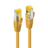 LINDY Patchkabel Cat6A RJ45 S/FTP Cat7 LSZH Kabel gelb 1m (47662)