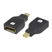 TECHLY Adapter DisplayPort F auf Mini DisplayPort M 4K schwarz (IADAP-DP-MDP2)