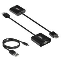 Club 3D Club3D Adapter HDMI 1.4 > VGA (mit Audio) St/Bu retail (CAC-1302)