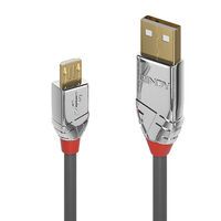 LINDY USB 2.0 Kabel Typ A/Micro-B Cromo Line M/M 2m (36652)